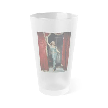 Jane Russell #135 (Vintage Female Icon) Frosted Pint Glass 16oz 16oz Frosted - Go Mug Yourself