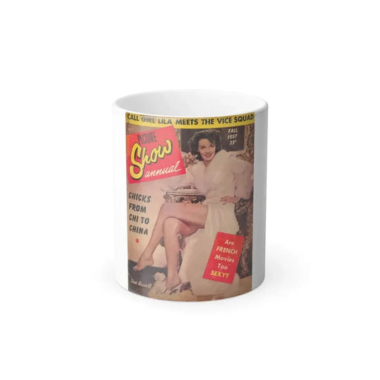 Jane Russell #137 - Mag. Cover (Vintage Female Icon) Color Changing Mug 11oz 11oz - Go Mug Yourself