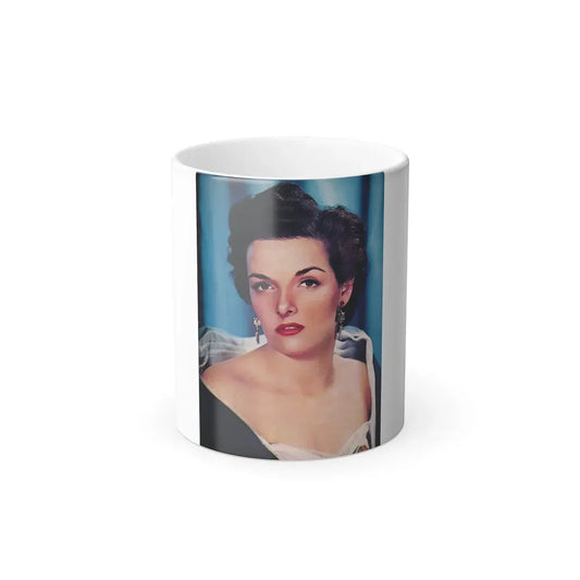 Jane Russell #139 (Vintage Female Icon) Color Changing Coffee Mug 11oz - Go Mug Yourself