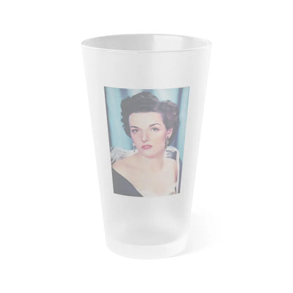 Jane Russell #139 (Vintage Female Icon) Frosted Pint Glass 16oz-16oz-Frosted-Go Mug Yourself