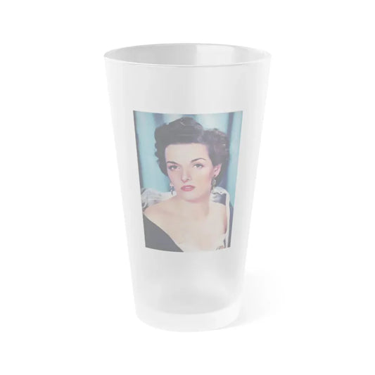 Jane Russell #139 (Vintage Female Icon) Frosted Pint Glass 16oz 16oz Frosted - Go Mug Yourself