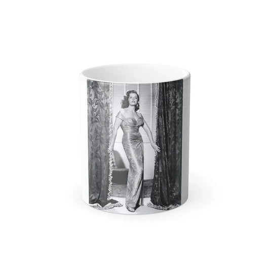 Jane Russell #145 (Vintage Female Icon) Color Changing Coffee Mug 11oz - Go Mug Yourself