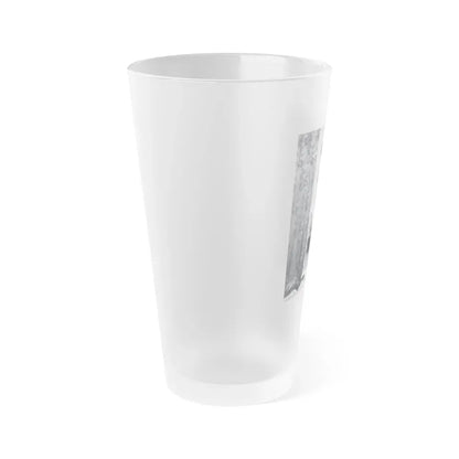 Jane Russell #145 (Vintage Female Icon) Frosted Pint Glass 16oz - Go Mug Yourself