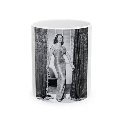Jane Russell #145 (Vintage Female Icon) White Coffee Mug 11oz - Go Mug Yourself