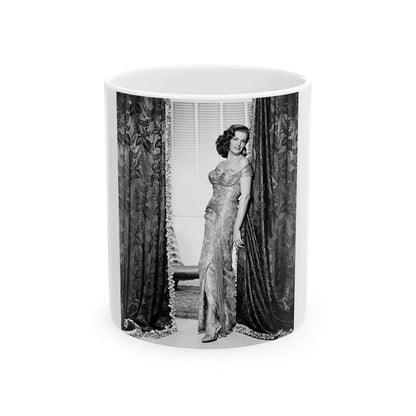 Jane Russell #148 (Vintage Female Icon) White Coffee Mug 11oz - Go Mug Yourself