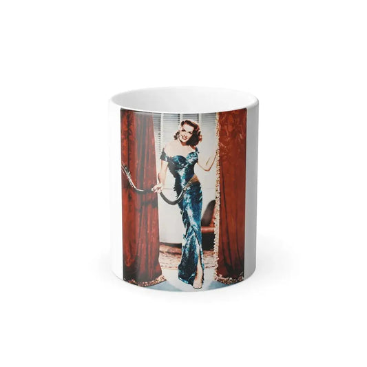 Jane Russell #149 (Vintage Female Icon) Color Changing Mug 11oz 11oz - Go Mug Yourself