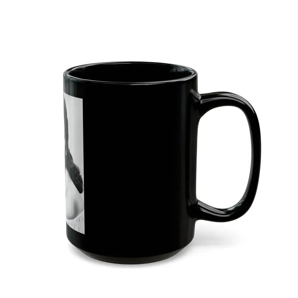 Jane Russell #15 (Vintage Female Icon) Black Coffee Mug - Go Mug Yourself