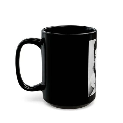 Jane Russell #15 (Vintage Female Icon) Black Coffee Mug - Go Mug Yourself