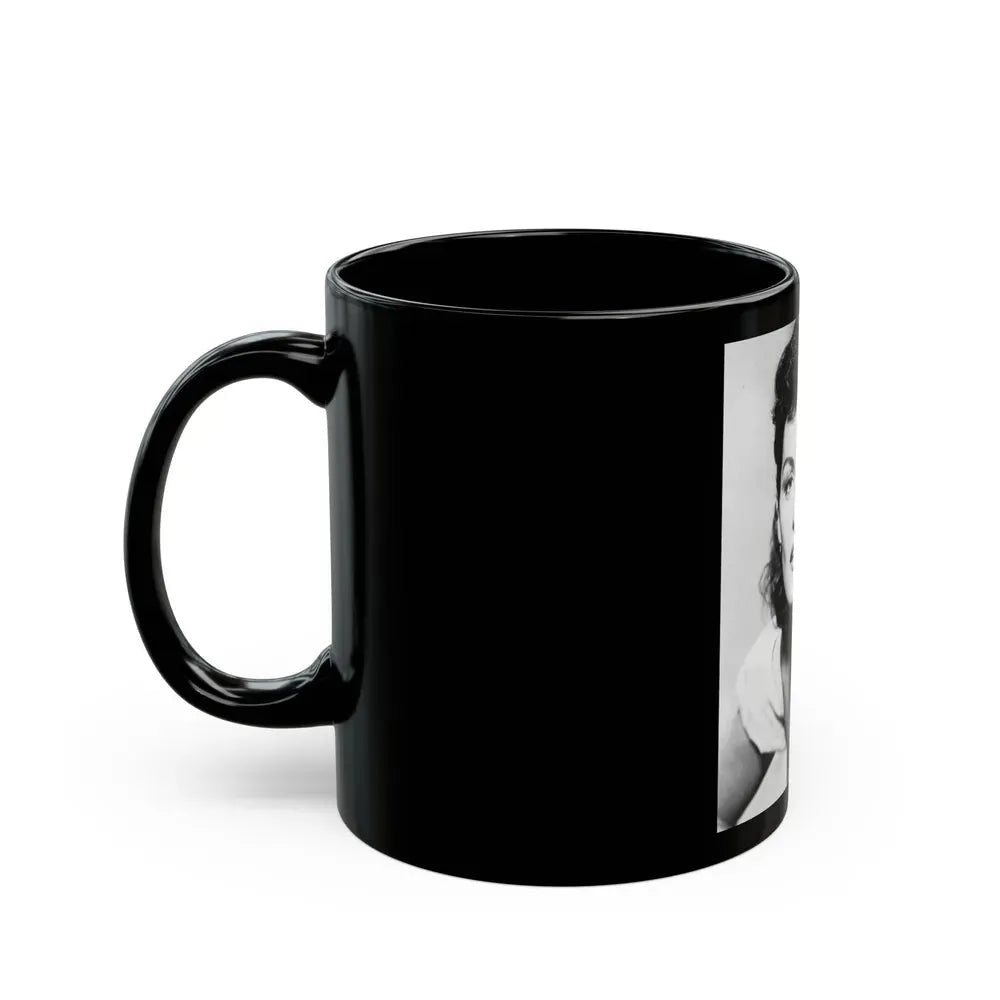 Jane Russell #15 (Vintage Female Icon) Black Coffee Mug - Go Mug Yourself