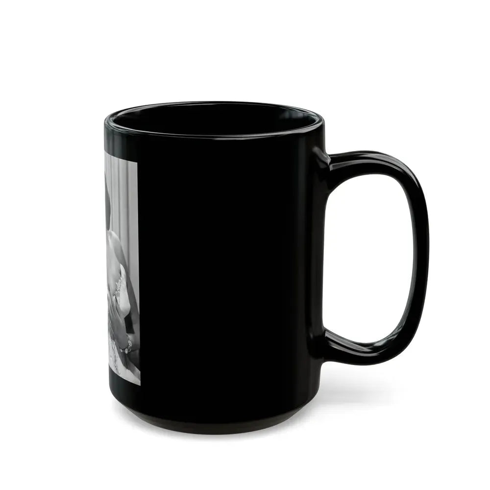 Jane Russell #150 (Vintage Female Icon) Black Coffee Mug - Go Mug Yourself