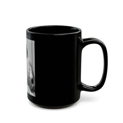 Jane Russell #150 (Vintage Female Icon) Black Coffee Mug - Go Mug Yourself