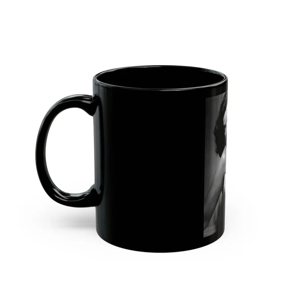 Jane Russell #150 (Vintage Female Icon) Black Coffee Mug - Go Mug Yourself