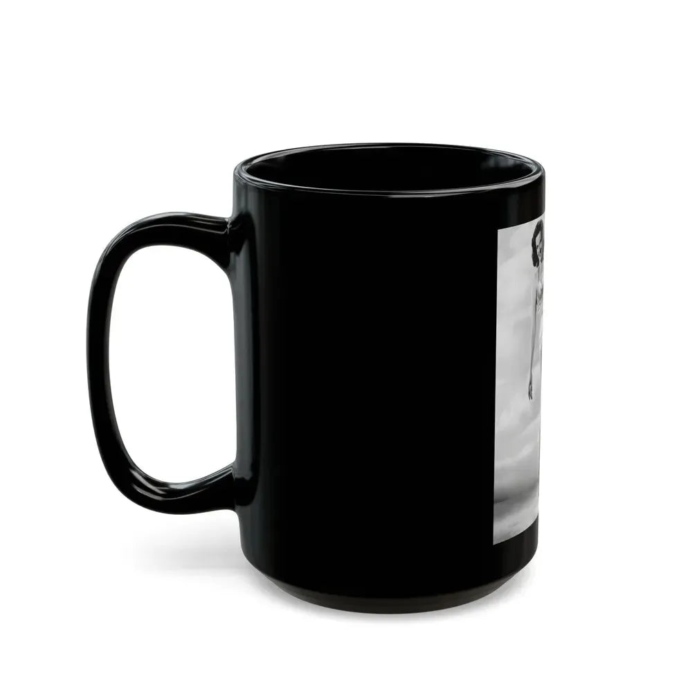 Jane Russell #154 (Vintage Female Icon) Black Coffee Mug - Go Mug Yourself