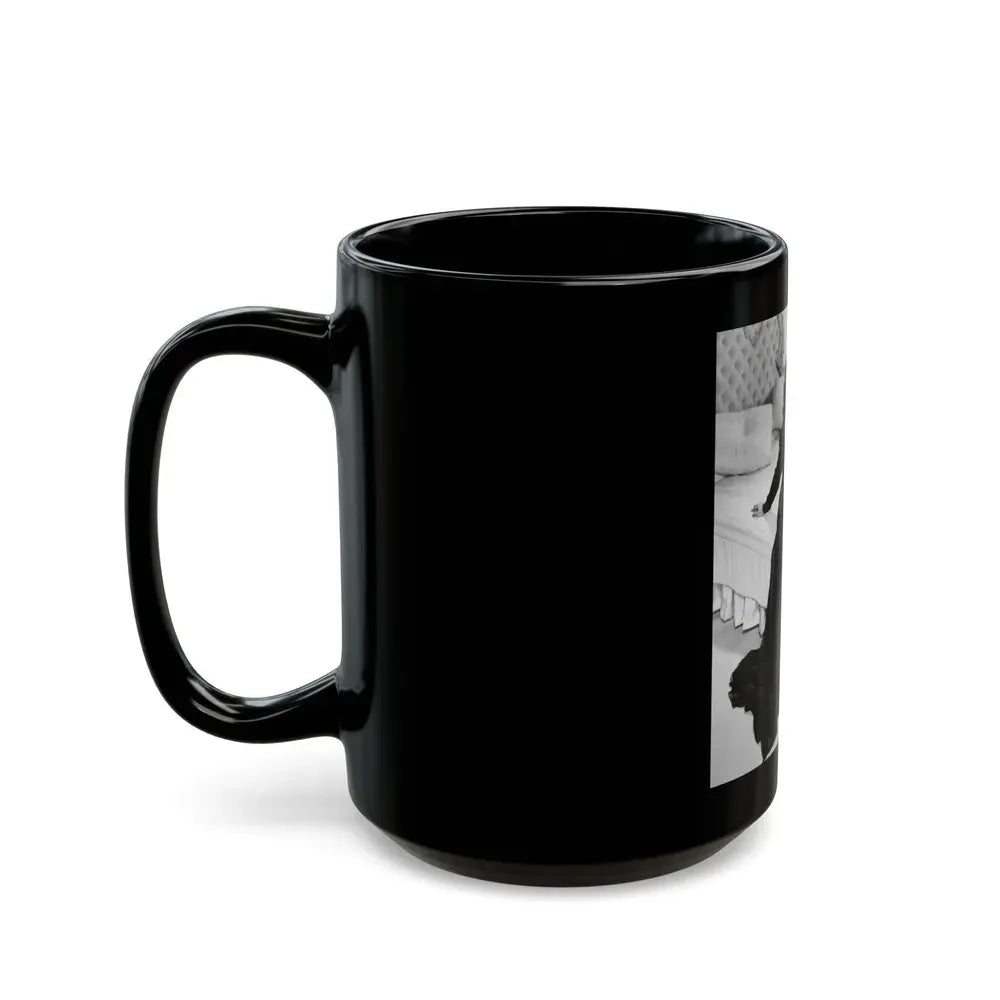 Jane Russell #157 (Vintage Female Icon) Black Coffee Mug - Go Mug Yourself