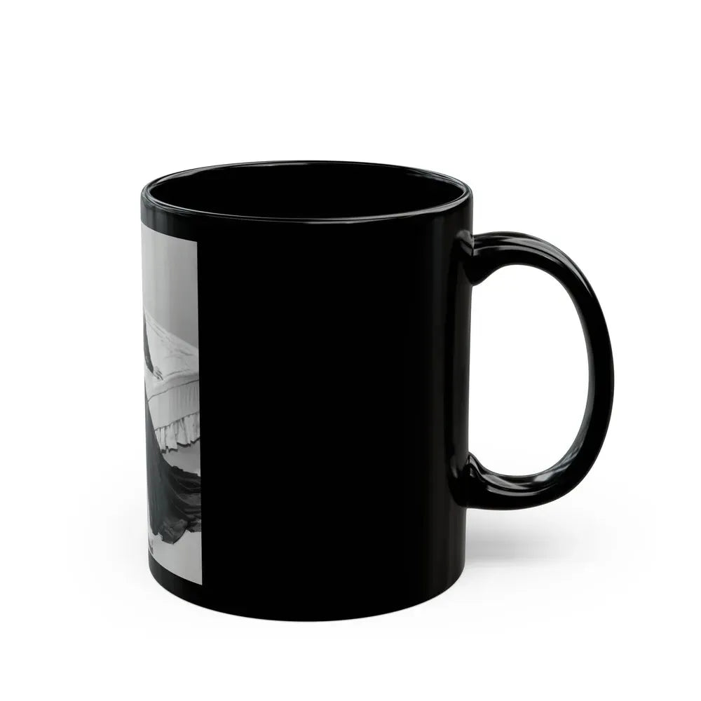 Jane Russell #157 (Vintage Female Icon) Black Coffee Mug - Go Mug Yourself
