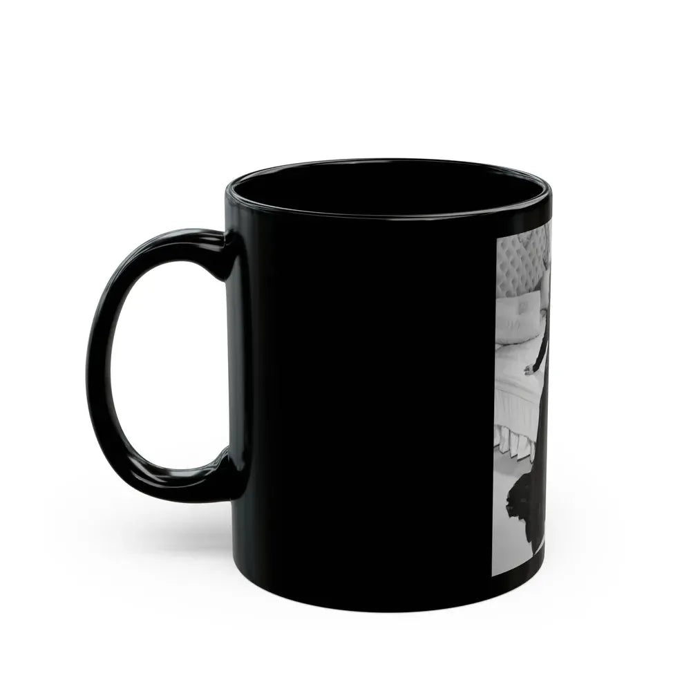 Jane Russell #157 (Vintage Female Icon) Black Coffee Mug - Go Mug Yourself