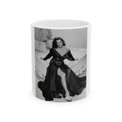 Jane Russell #157 (Vintage Female Icon) White Coffee Mug 11oz - Go Mug Yourself