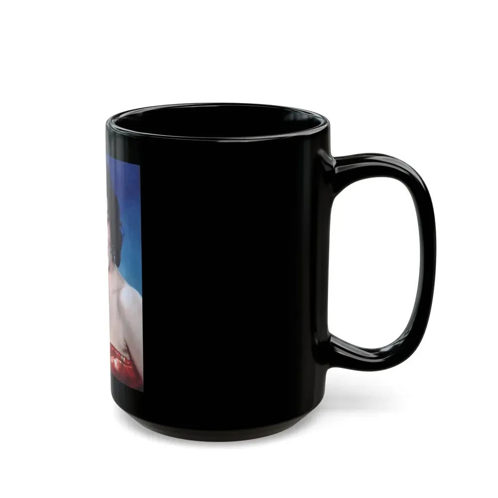 Jane Russell #164 (Vintage Female Icon) Black Coffee Mug - Go Mug Yourself