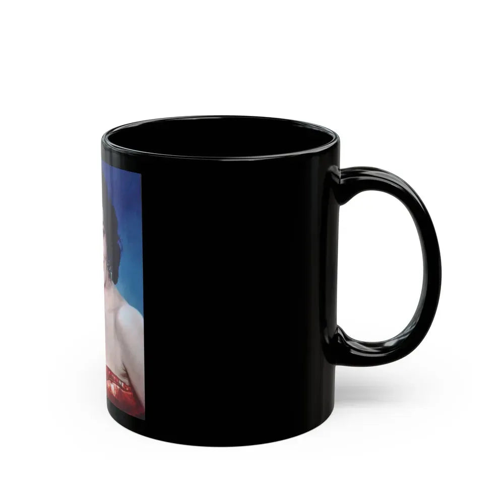 Jane Russell #164 (Vintage Female Icon) Black Coffee Mug - Go Mug Yourself