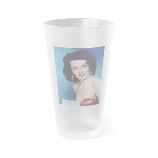 Jane Russell #164 (Vintage Female Icon) Frosted Pint Glass 16oz 16oz Frosted - Go Mug Yourself