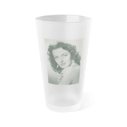 Jane Russell #166 (Vintage Female Icon) Frosted Pint Glass 16oz 16oz Frosted - Go Mug Yourself