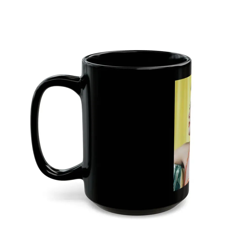 Jane Russell #169 (Vintage Female Icon) Black Coffee Mug - Go Mug Yourself