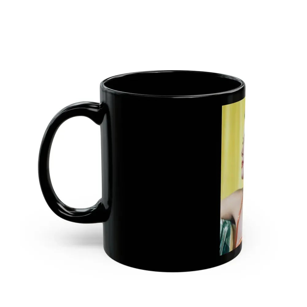 Jane Russell #169 (Vintage Female Icon) Black Coffee Mug - Go Mug Yourself