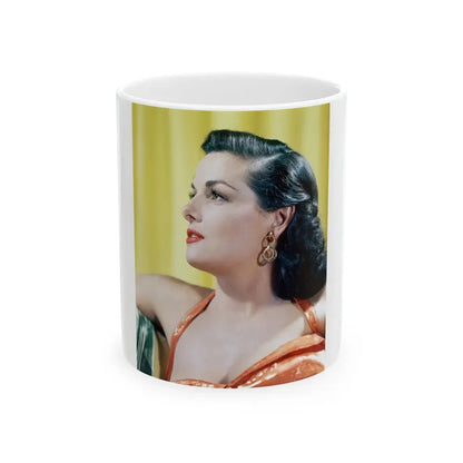 Jane Russell #169 (Vintage Female Icon) White Coffee Mug 11oz - Go Mug Yourself