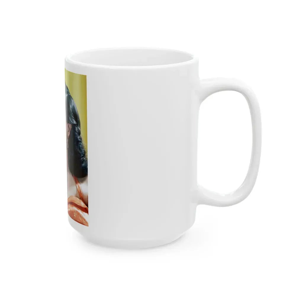 Jane Russell #169 (Vintage Female Icon) White Coffee Mug - Go Mug Yourself