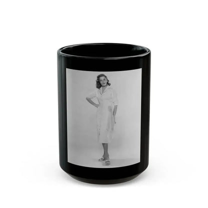 Jane Russell #178 (Vintage Female Icon) Black Coffee Mug 15oz - Go Mug Yourself