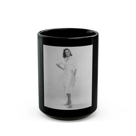 Jane Russell #178 (Vintage Female Icon) Black Coffee Mug 15oz - Go Mug Yourself