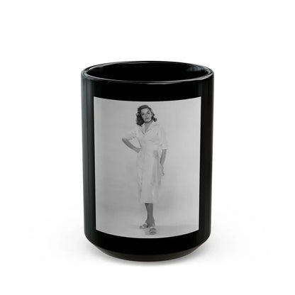 Jane Russell #178 (Vintage Female Icon) Black Coffee Mug 15oz - Go Mug Yourself