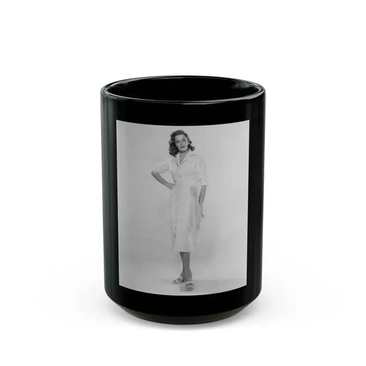 Jane Russell #178 (Vintage Female Icon) Black Coffee Mug 15oz - Go Mug Yourself