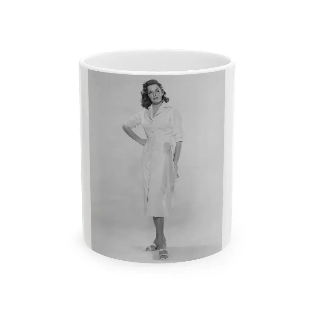 Jane Russell #178 (Vintage Female Icon) White Coffee Mug 11oz - Go Mug Yourself