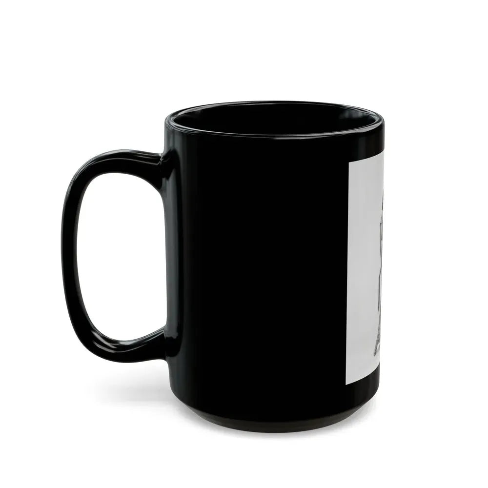 Jane Russell #179 (Vintage Female Icon) Black Coffee Mug - Go Mug Yourself