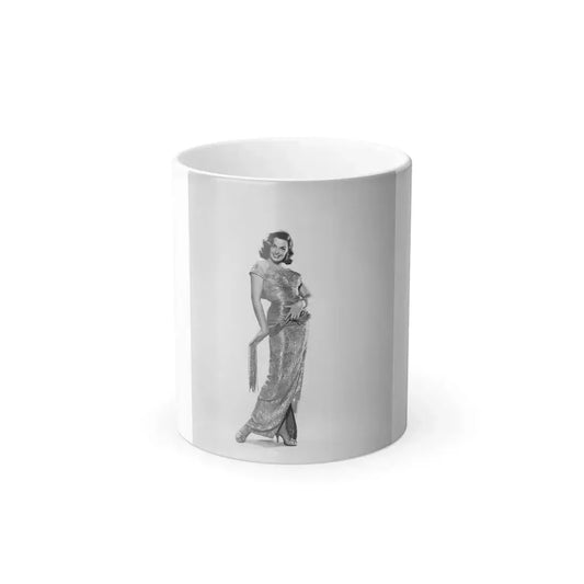 Jane Russell #179 (Vintage Female Icon) Color Changing Coffee Mug 11oz - Go Mug Yourself