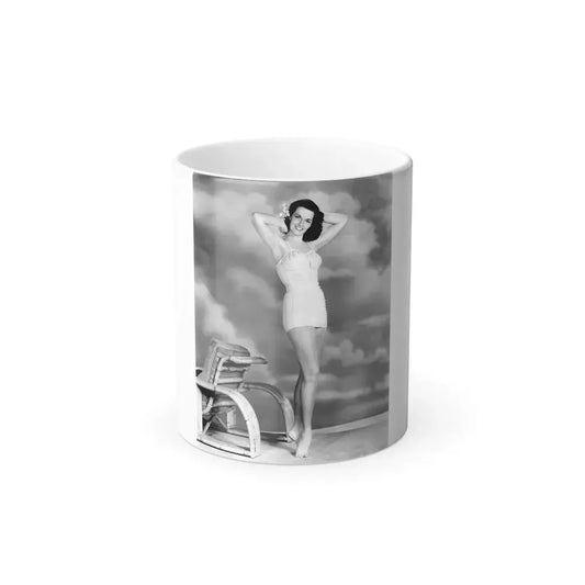 Jane Russell #185 (Vintage Female Icon) Color Changing Coffee Mug 11oz - Go Mug Yourself