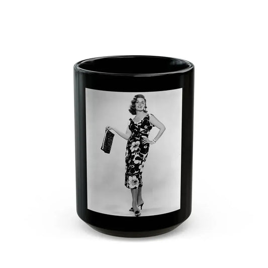 Jane Russell #187 (Vintage Female Icon) Black Coffee Mug 15oz - Go Mug Yourself