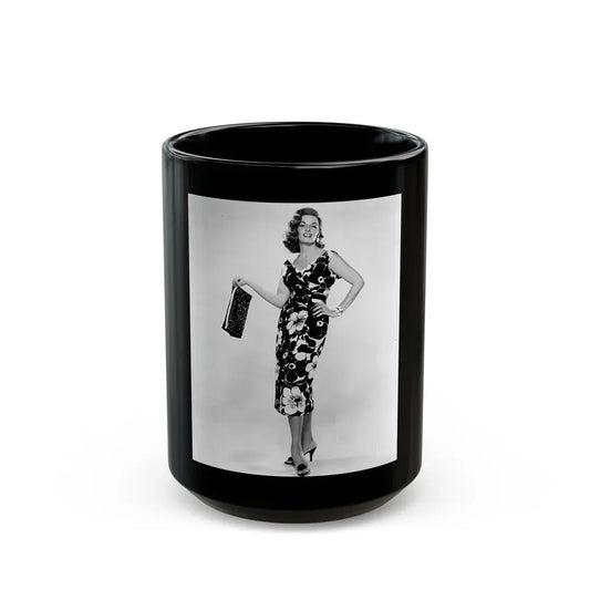 Jane Russell #187 (Vintage Female Icon) Black Coffee Mug 15oz - Go Mug Yourself