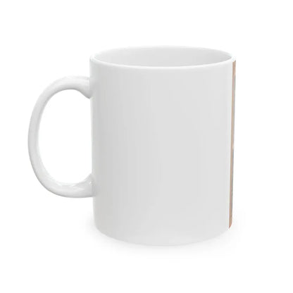 Jane Russell #191 - Show Pocket Mag. '55 - 2 B&W Photis & Caption (Vintage Female Icon) White Coffee Mug - Go Mug Yourself