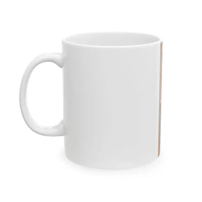 Jane Russell #191 - Show Pocket Mag. '55 - 2 B&W Photis & Caption (Vintage Female Icon) White Coffee Mug - Go Mug Yourself
