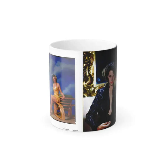 Jane Russell #196 - Hollywood In Kodachrome 1940-1949 Book - 2 Color Photos (Vintage Female Icon) Color Changing Mug 11oz 11oz - Go Mug Yourself