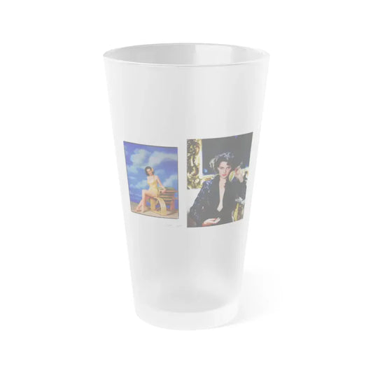 Jane Russell #196 - Hollywood In Kodachrome 1940-1949 Book - 2 Color Photos (Vintage Female Icon) Frosted Pint Glass 16oz 16oz Frosted - Go Mug Yourself