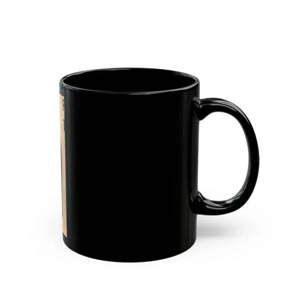 Jane Russell #197 - Glamour Dreess Clipping from Movie Star Magazine Circa 1950's (Vintage Female Icon) Black Coffee Mug - Go Mug Yourself