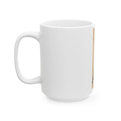Jane Russell #197 - Glamour Dreess Clipping from Movie Star Magazine Circa 1950's (Vintage Female Icon) White Coffee Mug - Go Mug Yourself