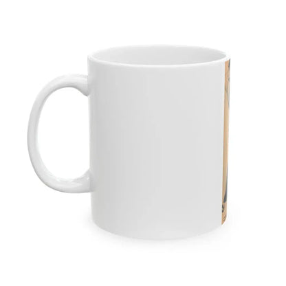 Jane Russell #197 - Glamour Dreess Clipping from Movie Star Magazine Circa 1950's (Vintage Female Icon) White Coffee Mug - Go Mug Yourself