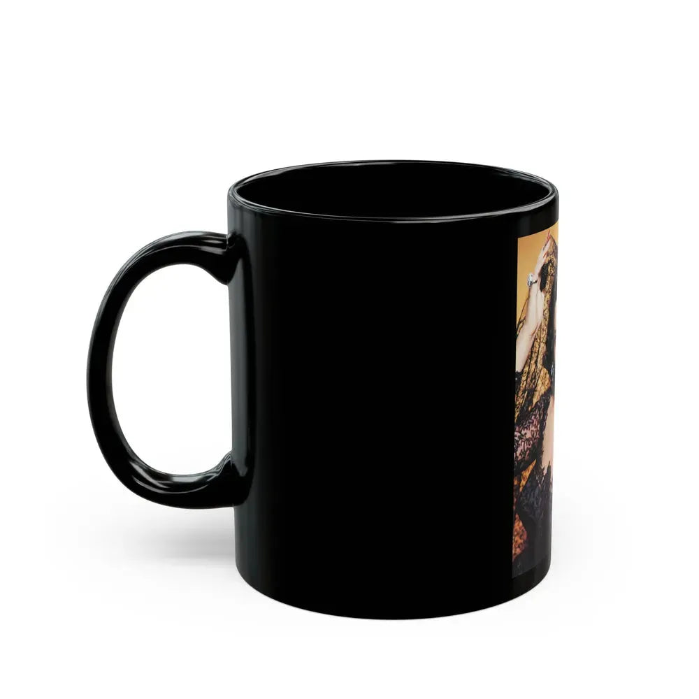 Jane Russell #198 (Vintage Female Icon) Black Coffee Mug - Go Mug Yourself