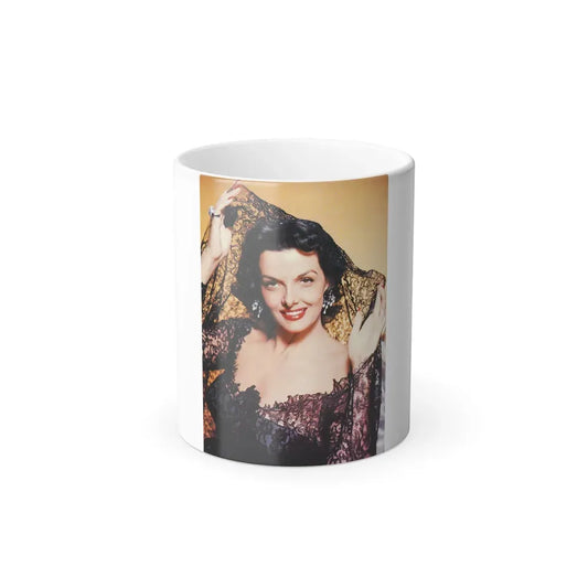 Jane Russell #198 (Vintage Female Icon) Color Changing Coffee Mug 11oz - Go Mug Yourself