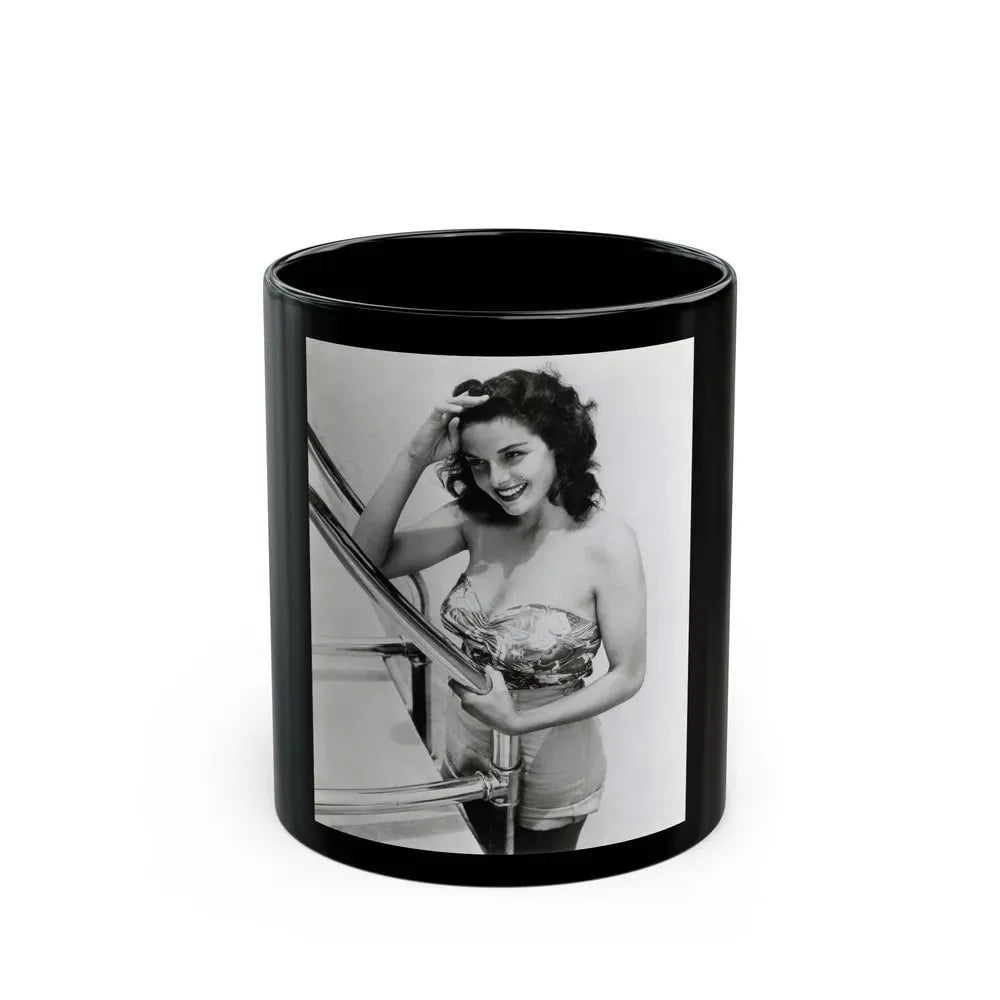Jane Russell #199 (Vintage Female Icon) Black Coffee Mug 11oz - Go Mug Yourself