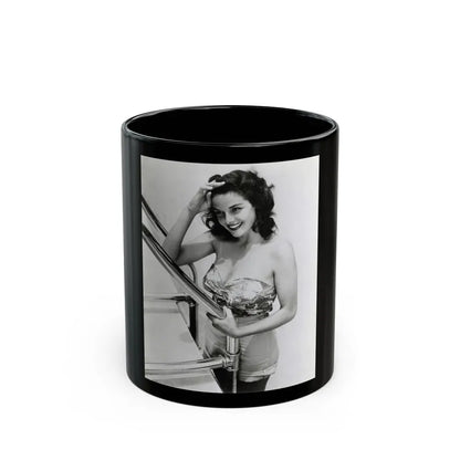 Jane Russell #199 (Vintage Female Icon) Black Coffee Mug 11oz - Go Mug Yourself